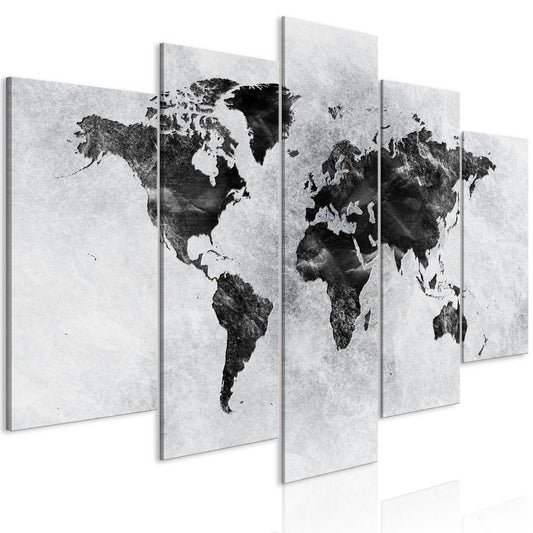 Leinwandbild - Concrete World (5 Parts) Wide
