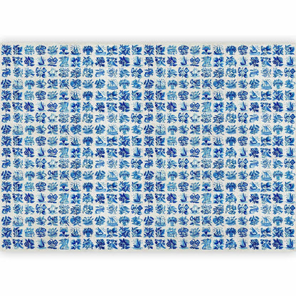 Fototapete - Azulejos tiles – traditional Portuguese ceramic tiles