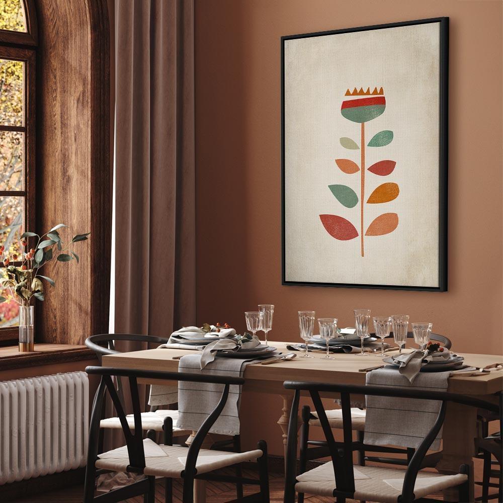 Leinwandbild - Queen of Flowers (1 Part) Vertical