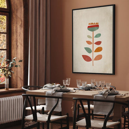 Leinwandbild - Queen of Flowers (1 Part) Vertical