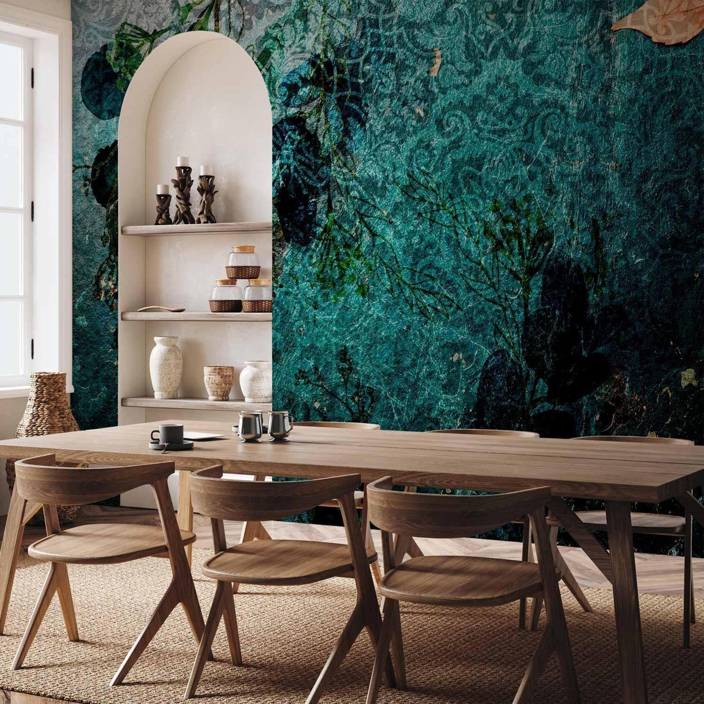 Fototapete - Emerald Garden