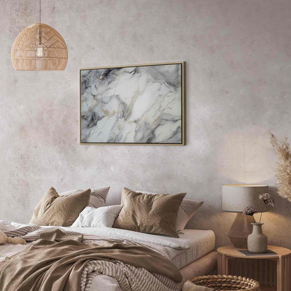 Leinwandbild - Elegant marble – stone structures in neutral colours