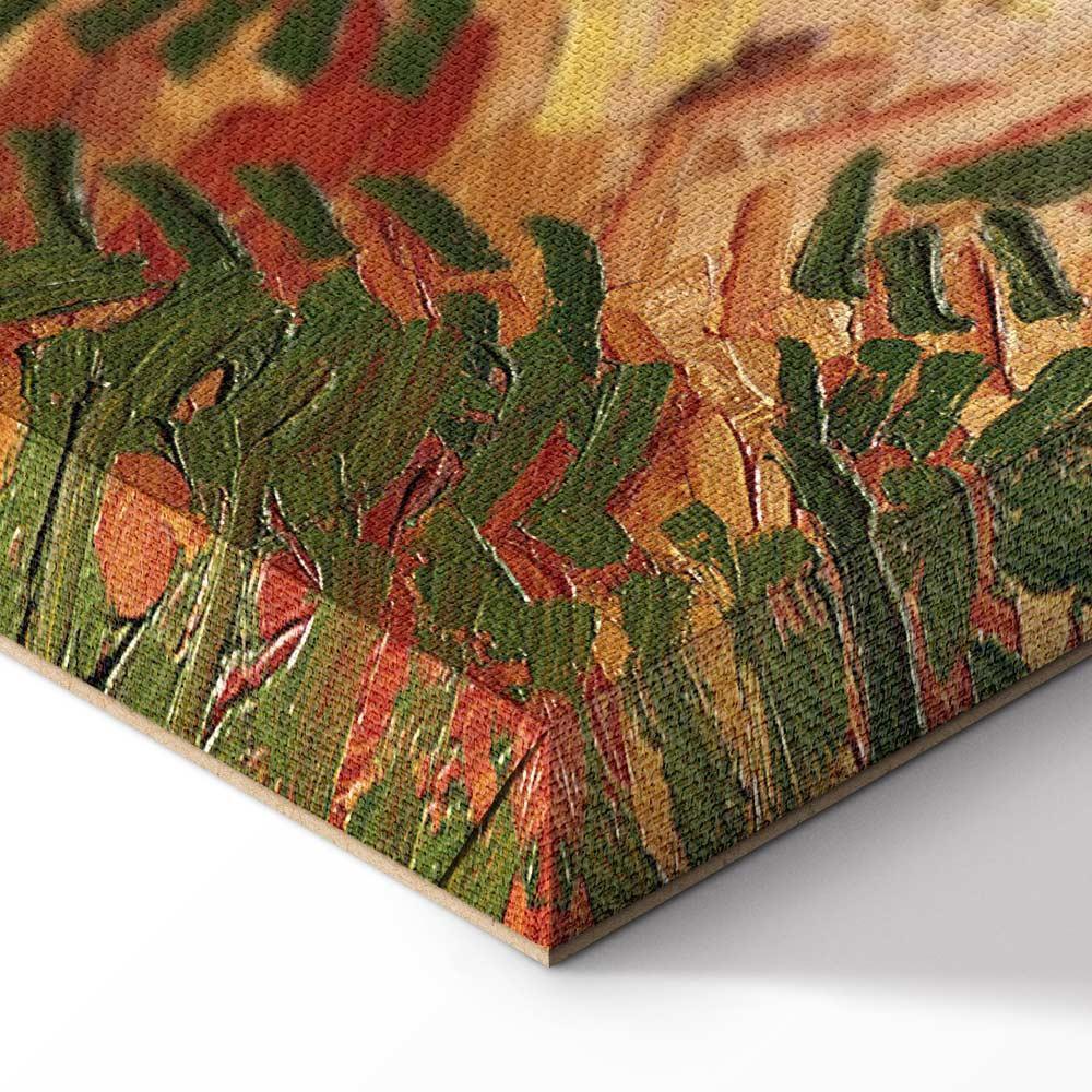 Leinwandbild - Vincent Van Gogh – Tree roots