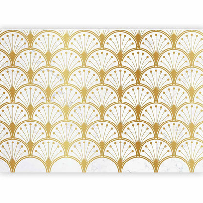 Fototapete - Gold and Marble Art Deco-inspired Pattern Artgeist