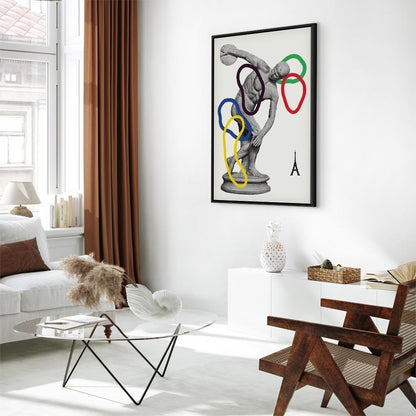 Leinwandbild - Collage Graphic