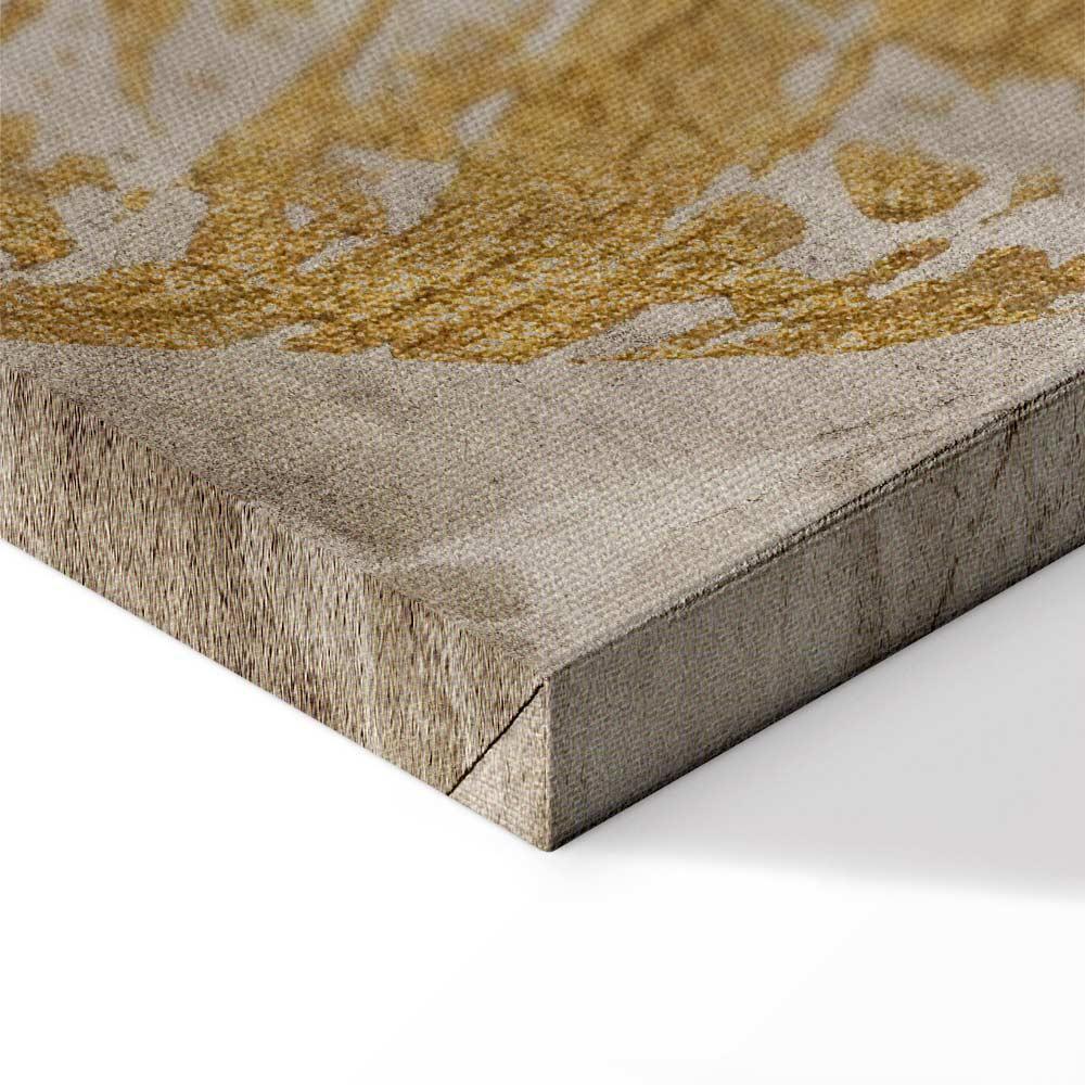 Leinwandbild - Gold Mosaic (1 Part) Wide