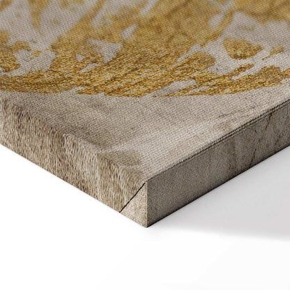 Leinwandbild - Gold Mosaic (1 Part) Wide