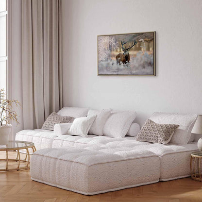 Leinwandbild - Deer in the Cold