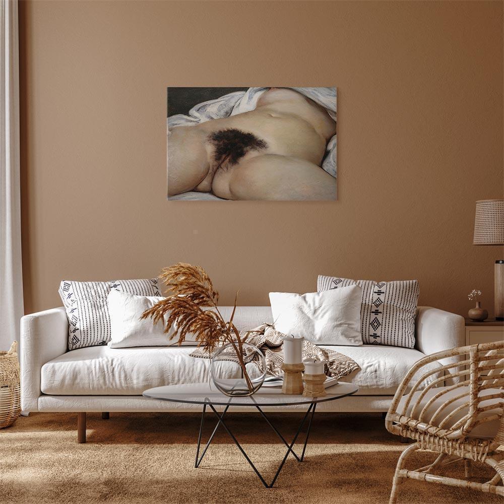 Leinwandbild - Gustave Courbet – The Origin of the World