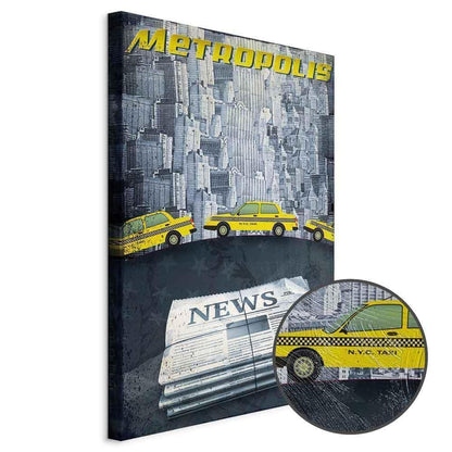 Leinwandbild - Metropolis (1 Part) Vertical