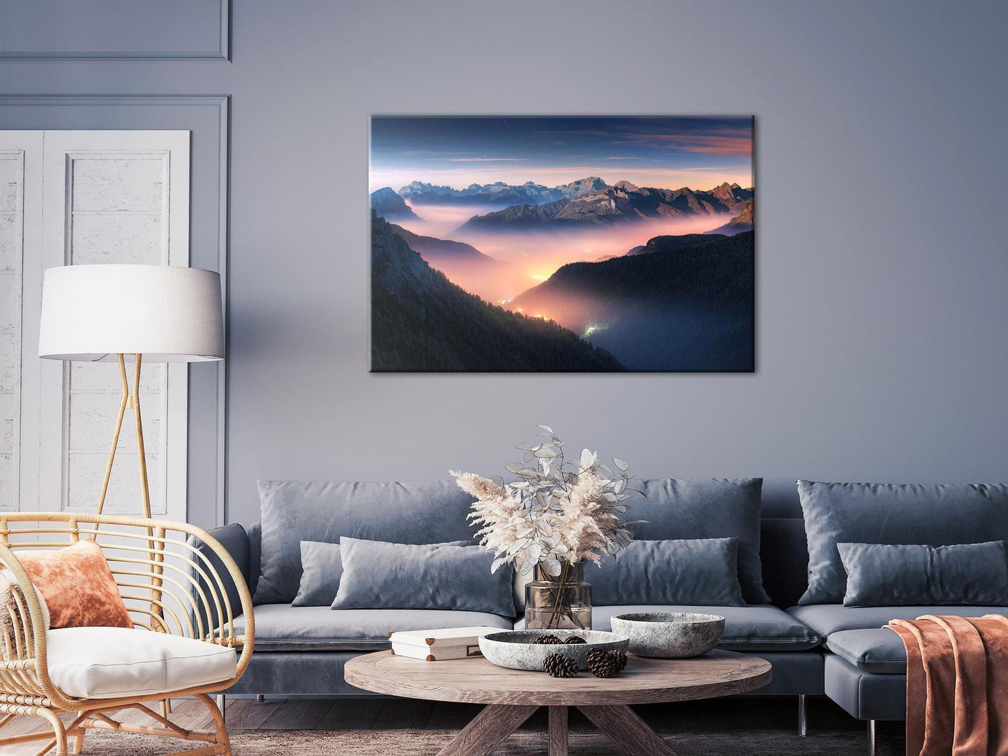 Leinwandbild - Mountain Breath (1 Part) Wide - First Variant Artgeist