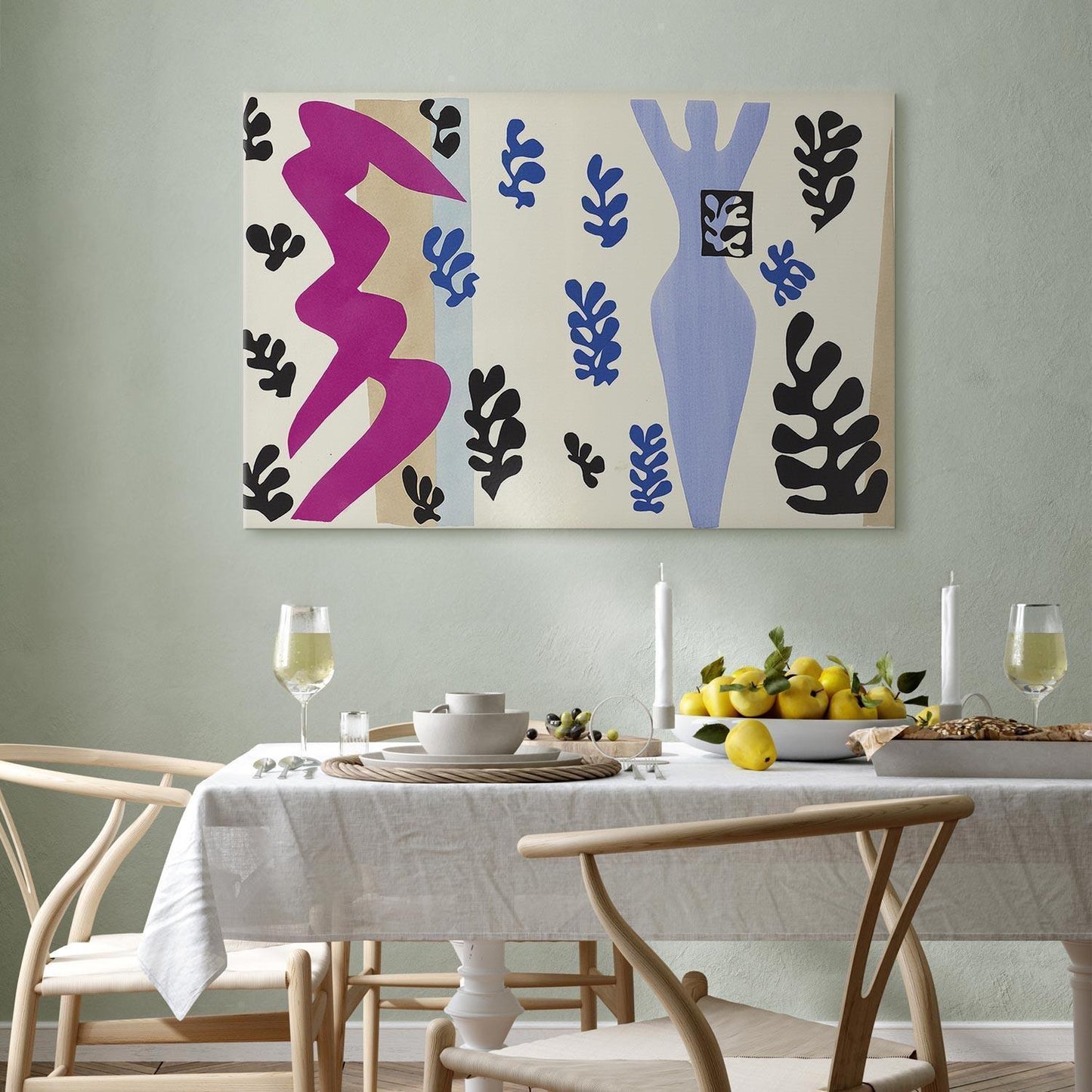 Leinwandbild - Henri Matisse – The Knife Thrower (from Jazz)