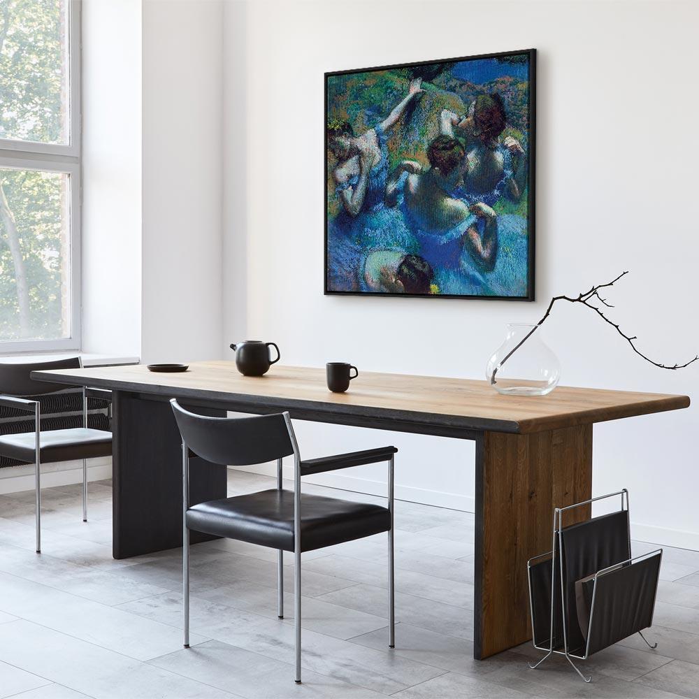 Leinwandbild - Edgar Degas – Blue Dancers II