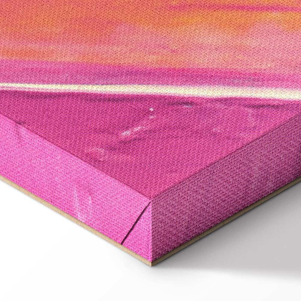 Leinwandbild - Energetic Shapes - Dynamic Oil Paint Composition on Canvas