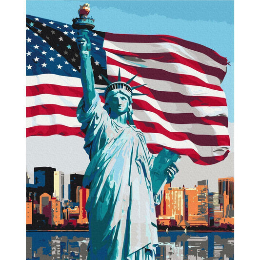 Malen nach Zahlen - Proud American