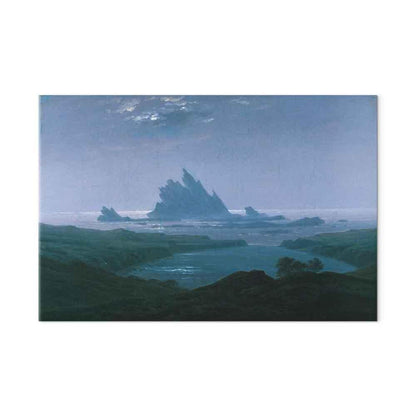 Leinwandbild - Caspar David Friedrich – Cliff reef on the beach