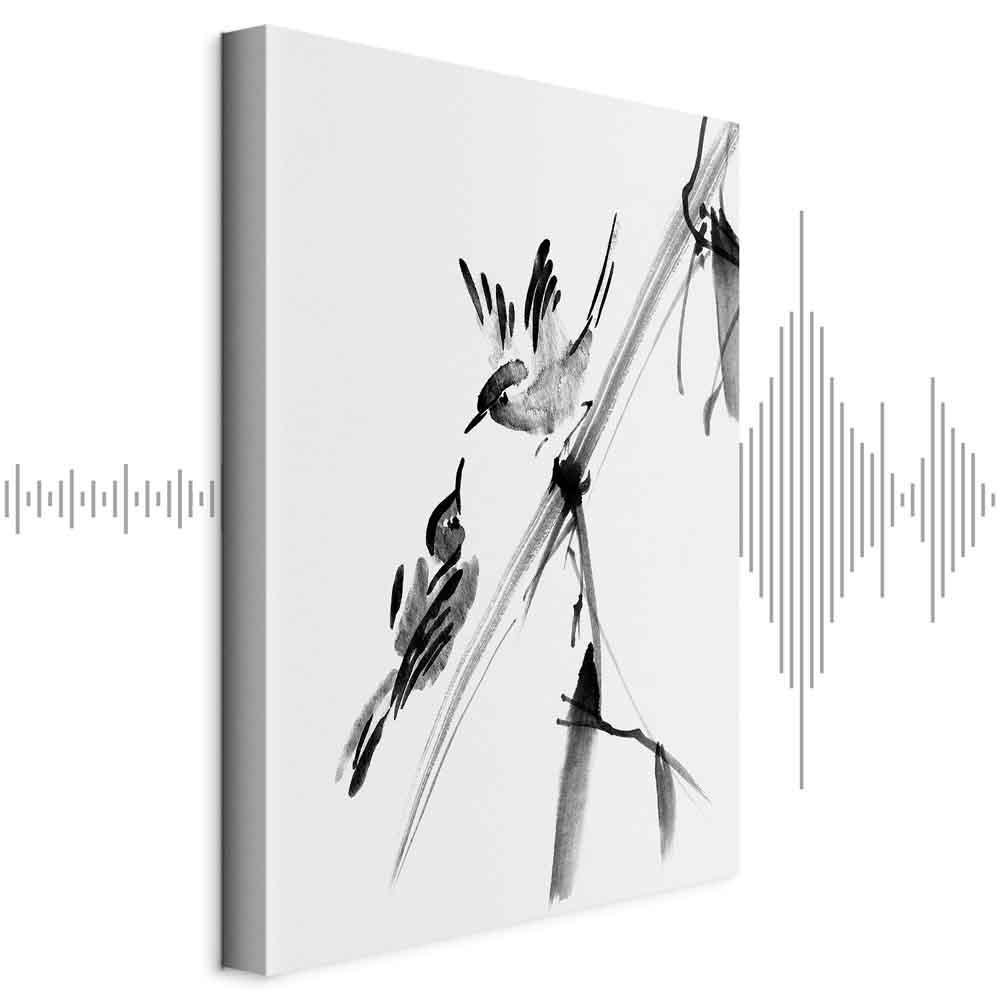 Leinwandbild - Winged Love (1 Part) Vertical