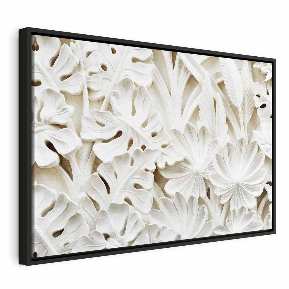 Leinwandbild - Ceramic Leaves (1 Part) Wide