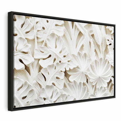 Leinwandbild - Ceramic Leaves (1 Part) Wide