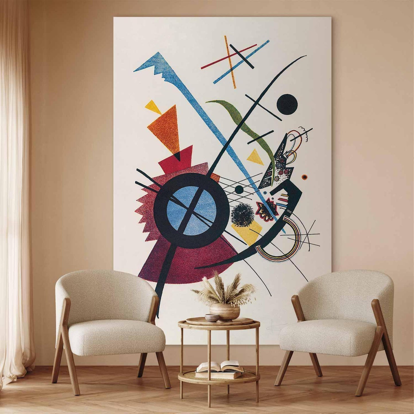 Premium Kunstdruck XXL - Wassily Kandinsky Violett - Abstrakte Komposition
