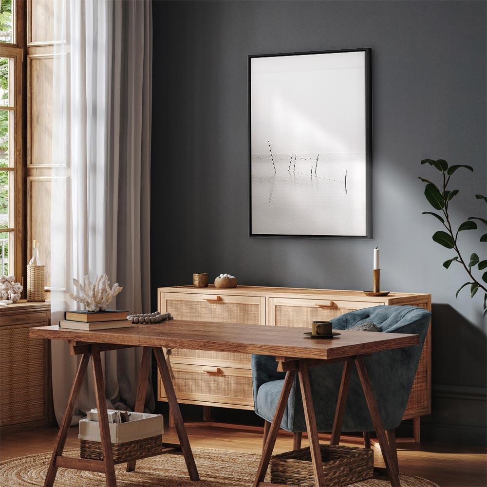 Leinwandbild - Misty Trail (1 Part) Vertical