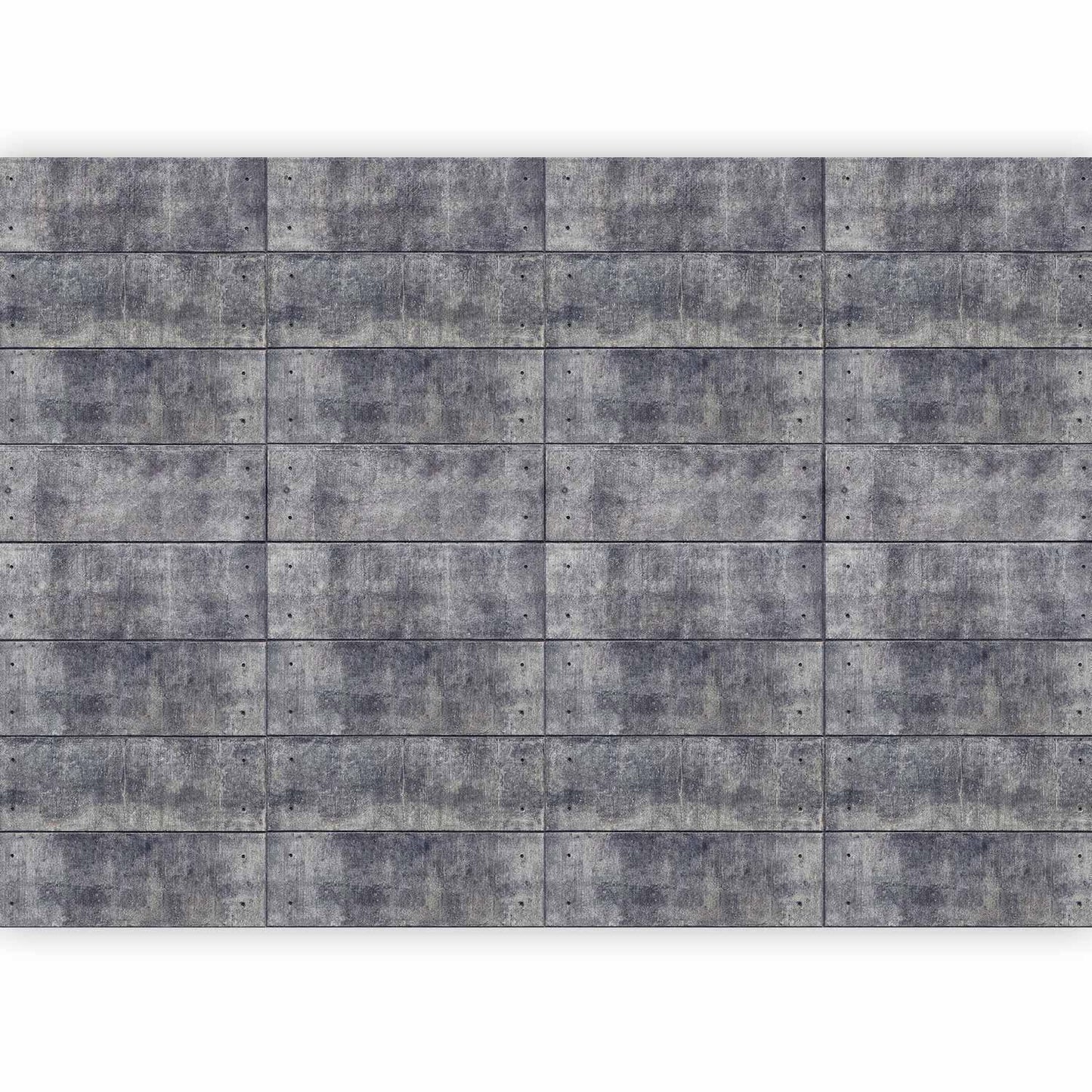 Fototapete - Grey fortress - background with regular rectangles with concrete texture Artgeist