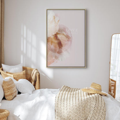 Leinwandbild - Love Yourself (1 Part) Vertical