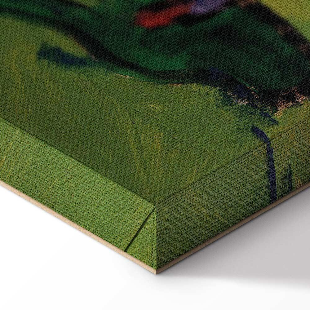 Leinwandbild - August Macke – Staudacherhaus in Tegernsee