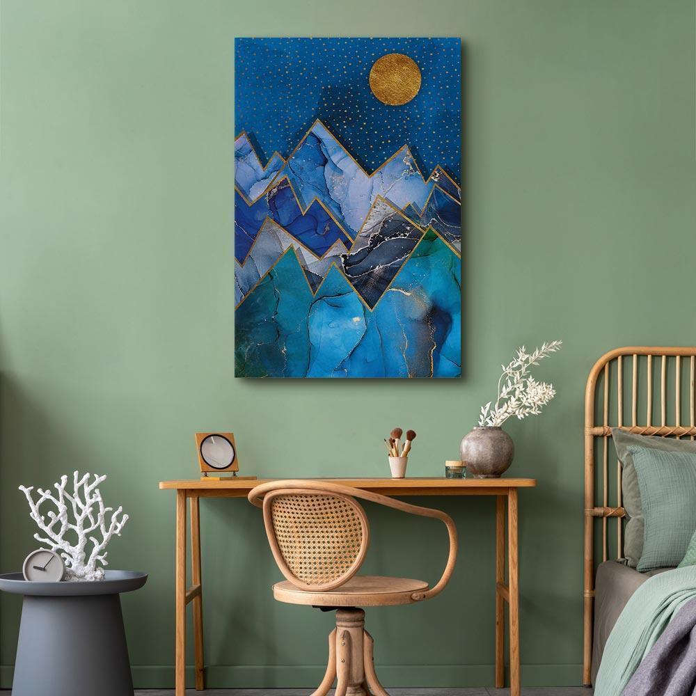 Leinwandbild - Night Walk (1 Part) Vertical