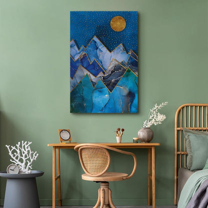 Leinwandbild - Night Walk (1 Part) Vertical