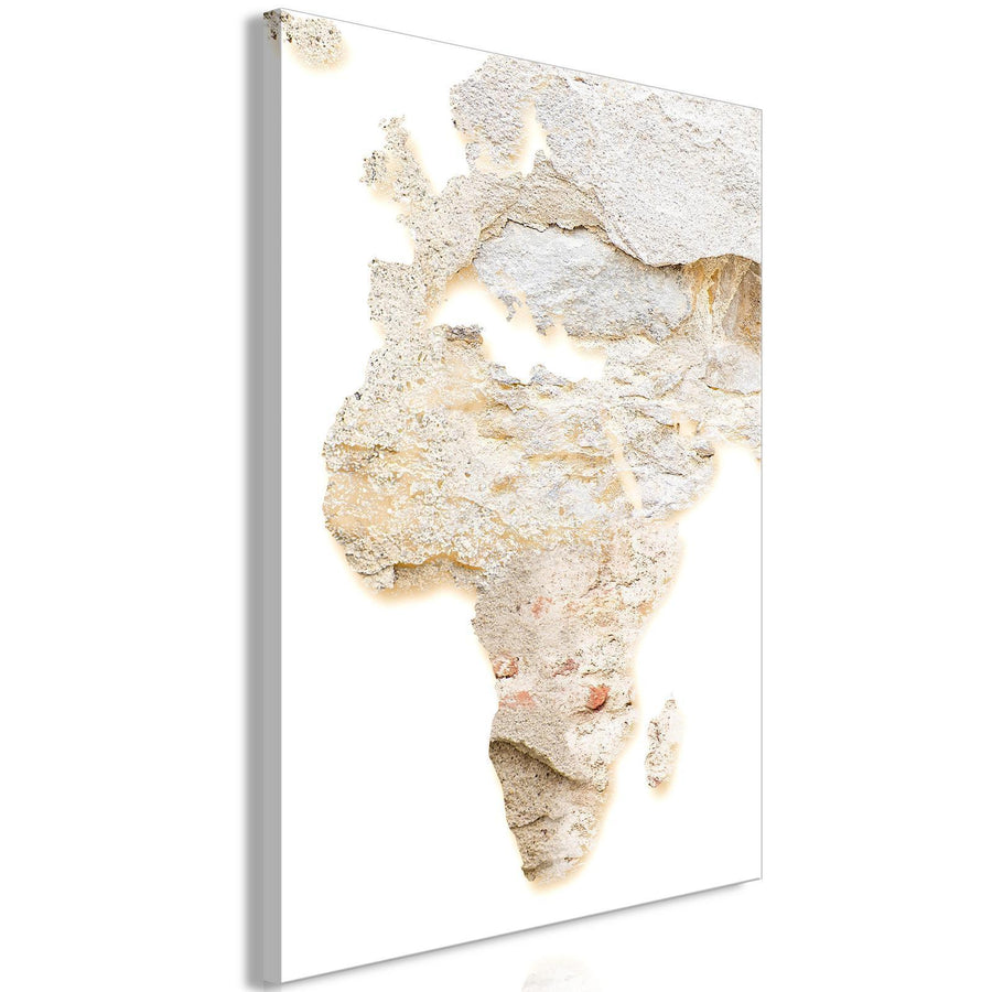 Leinwandbild - Hot Continent (1 Part) Vertical Artgeist