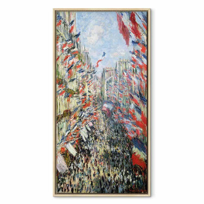 Leinwandbild - Claude Monet – The Rue Montorgueil in Paris, Celebration of June 30, 1882