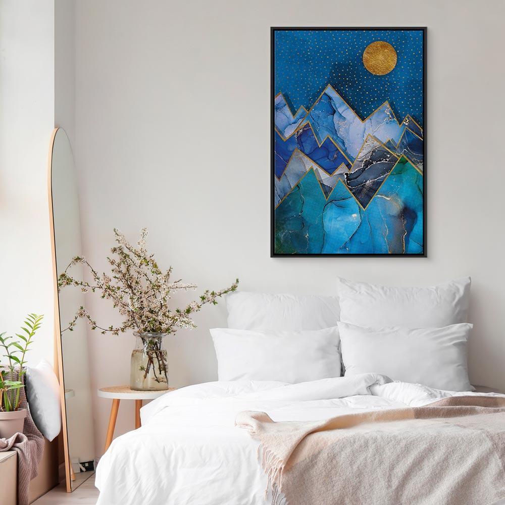 Leinwandbild - Night Walk (1 Part) Vertical