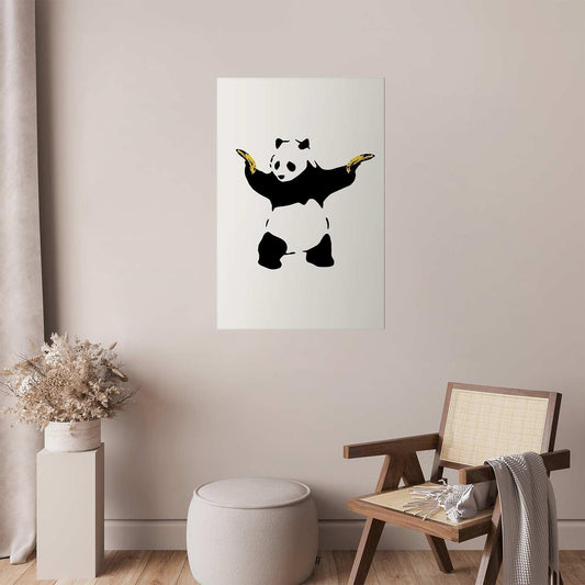 Poster - Panda with Guns Artgeist
