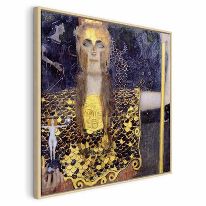 Leinwandbild - Gustav Klimt – Pallas Athene