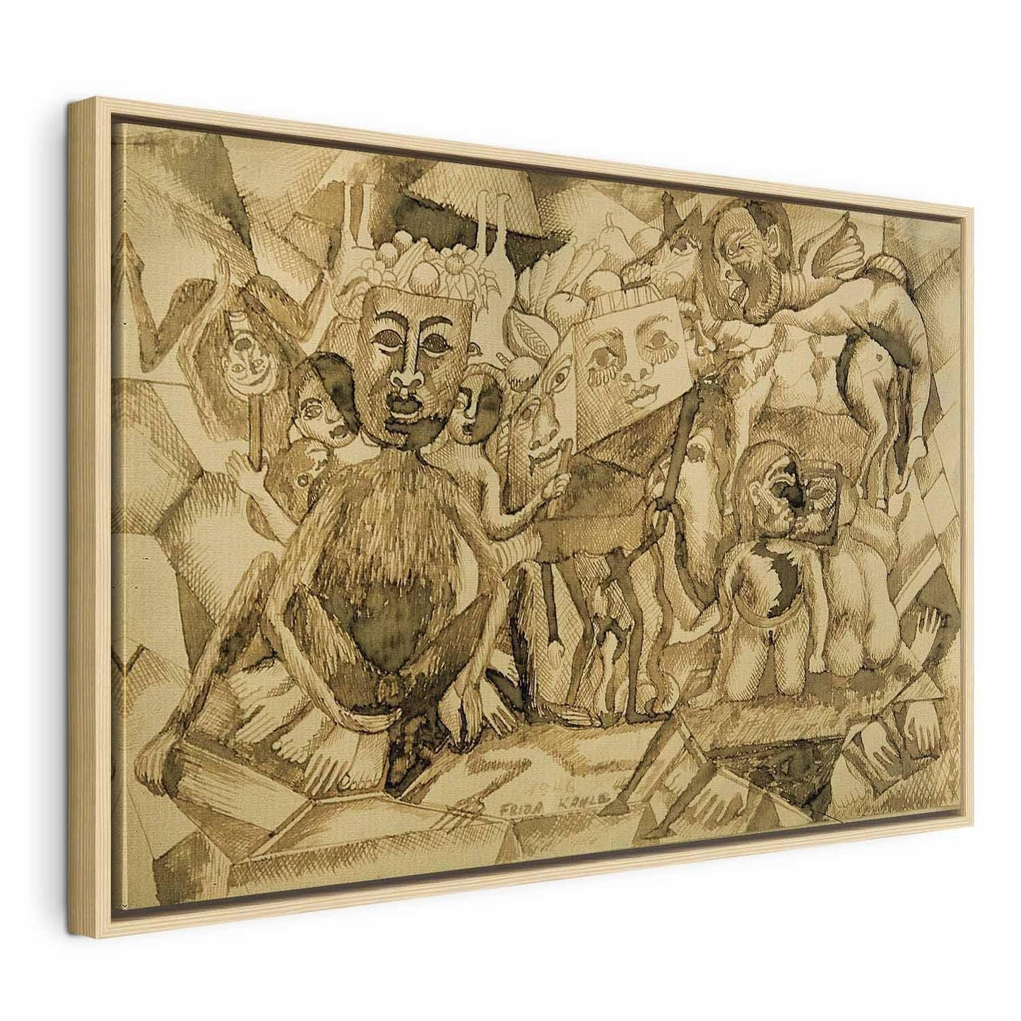 Leinwandbild - Frida Kahlo – Karma