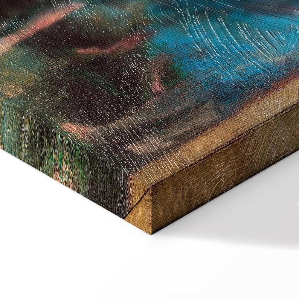 Leinwandbild - Edgar Degas – Blue Dancers