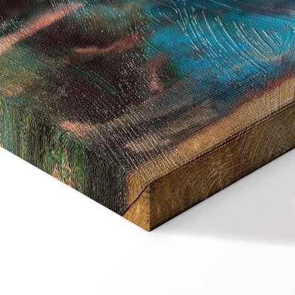 Leinwandbild - Edgar Degas – Blue Dancers