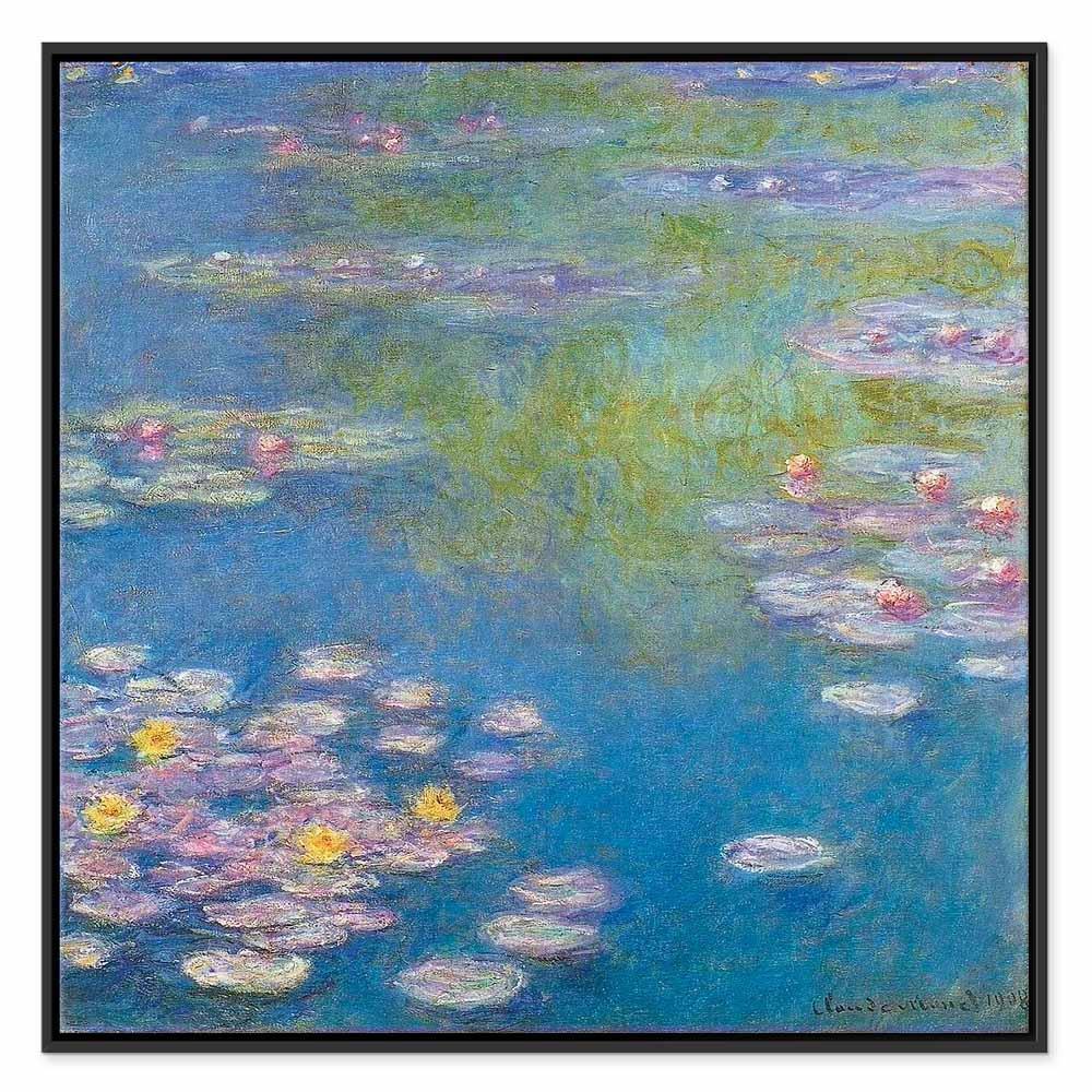 Leinwandbild - Claude Monet – Water lilies in Giverny