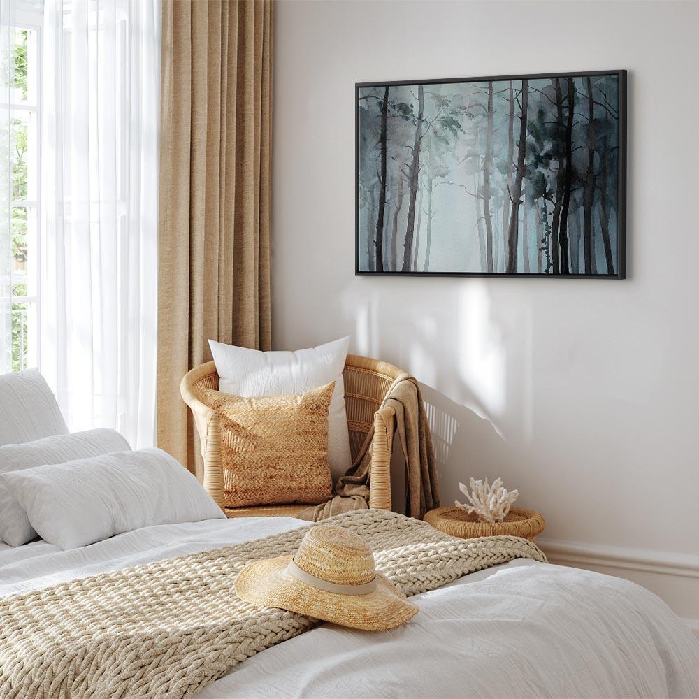 Leinwandbild - Hazy Forest (1 Part) Wide