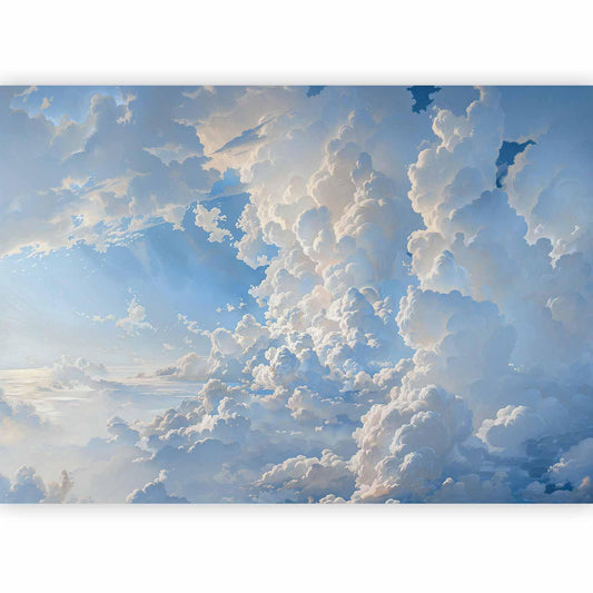 Fototapete - The Sun Revealing the Secrets of the Clouds: Spectacular Images in the Sky Artgeist