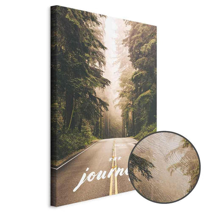 Leinwandbild - Journey Into The Unknown (1 Part) Vertical