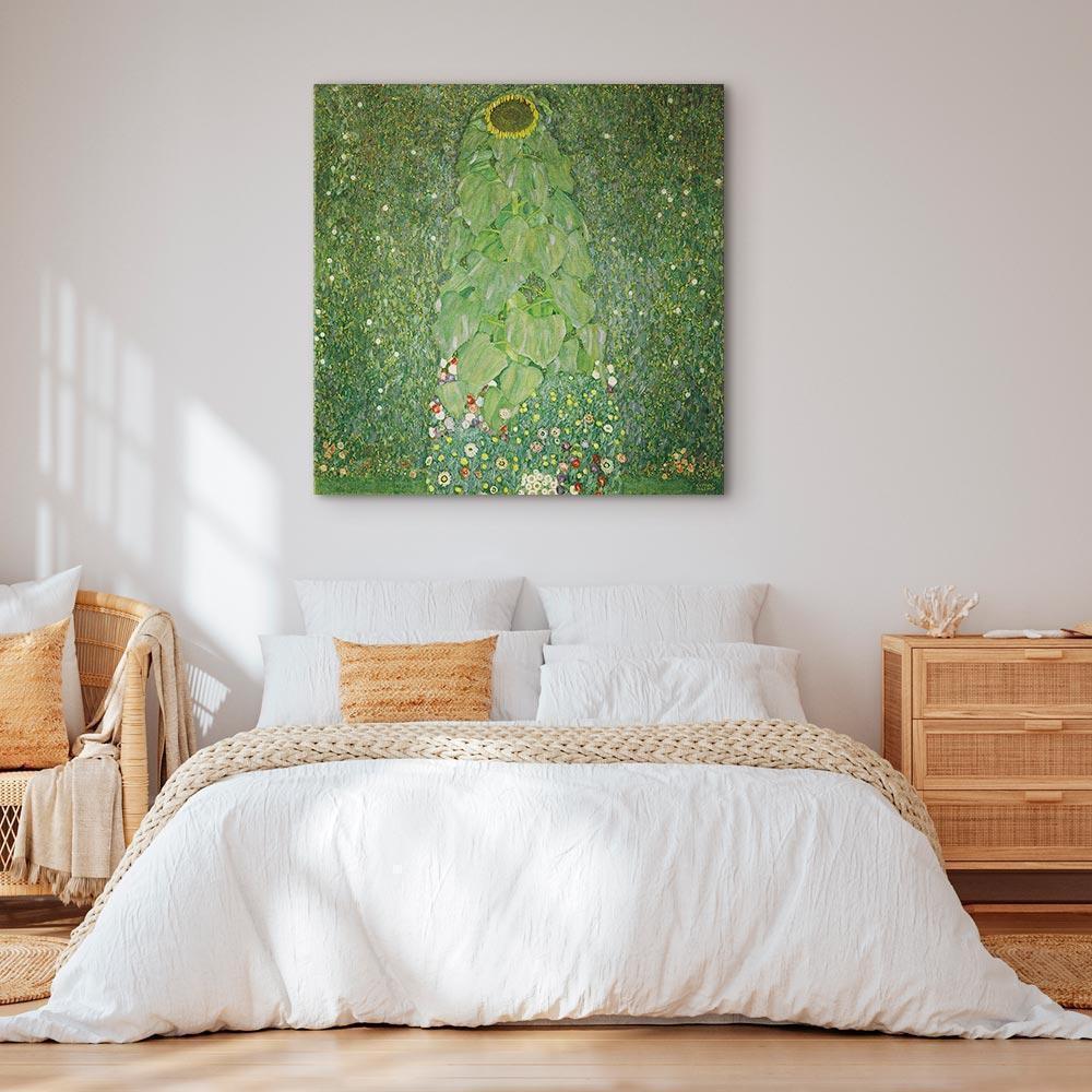 Leinwandbild - Gustav Klimt – The Sunflower