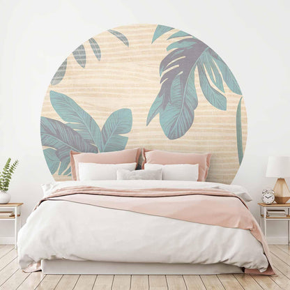 Runde Fototapete - Misty tropics