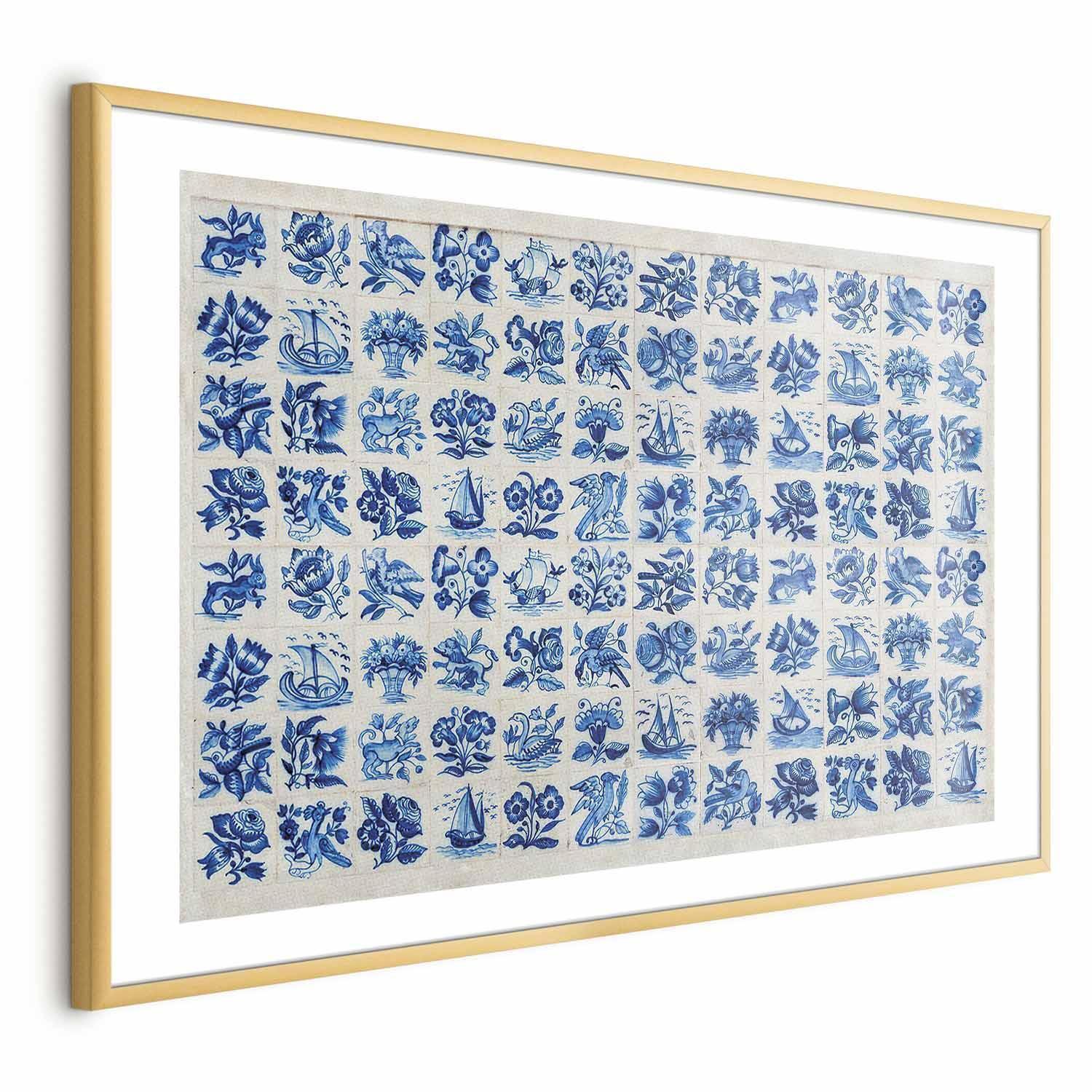Poster - Azulejos Tiles - traditional Portuguese ceramic tiles Artgeist