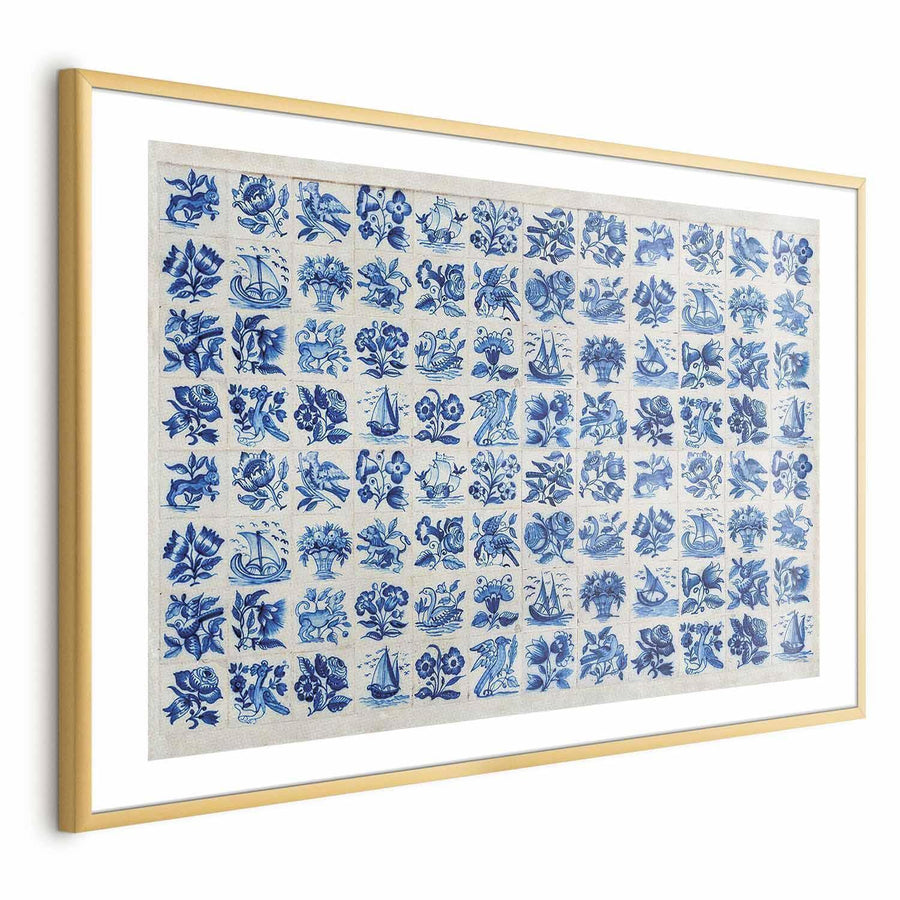 Poster - Azulejos Tiles - traditional Portuguese ceramic tiles Artgeist