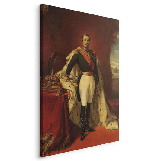 Leinwandbild - Portrait of Napoleon III (Franz Xaver Winterhalter) Artgeist