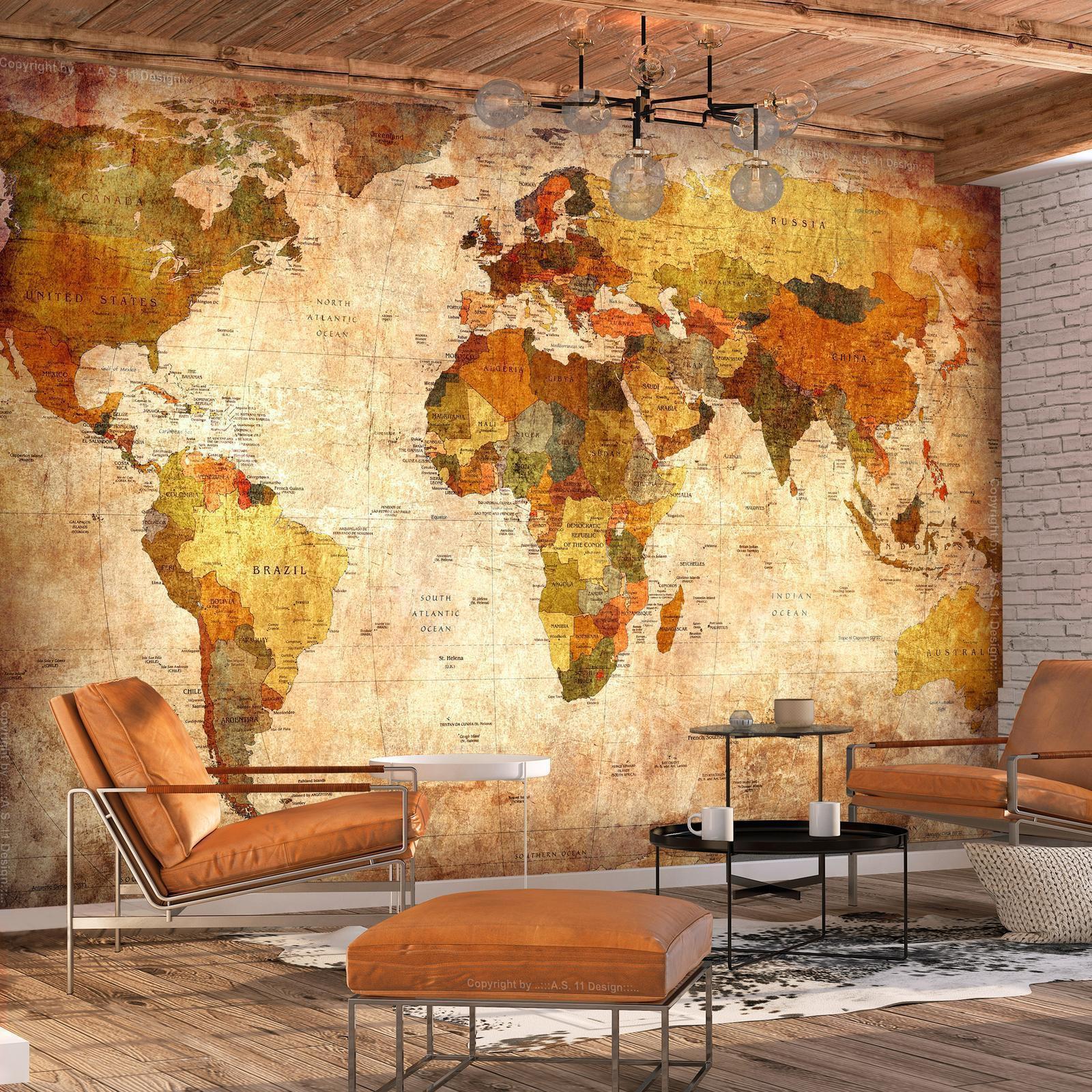 Fototapete - Old World Map Artgeist