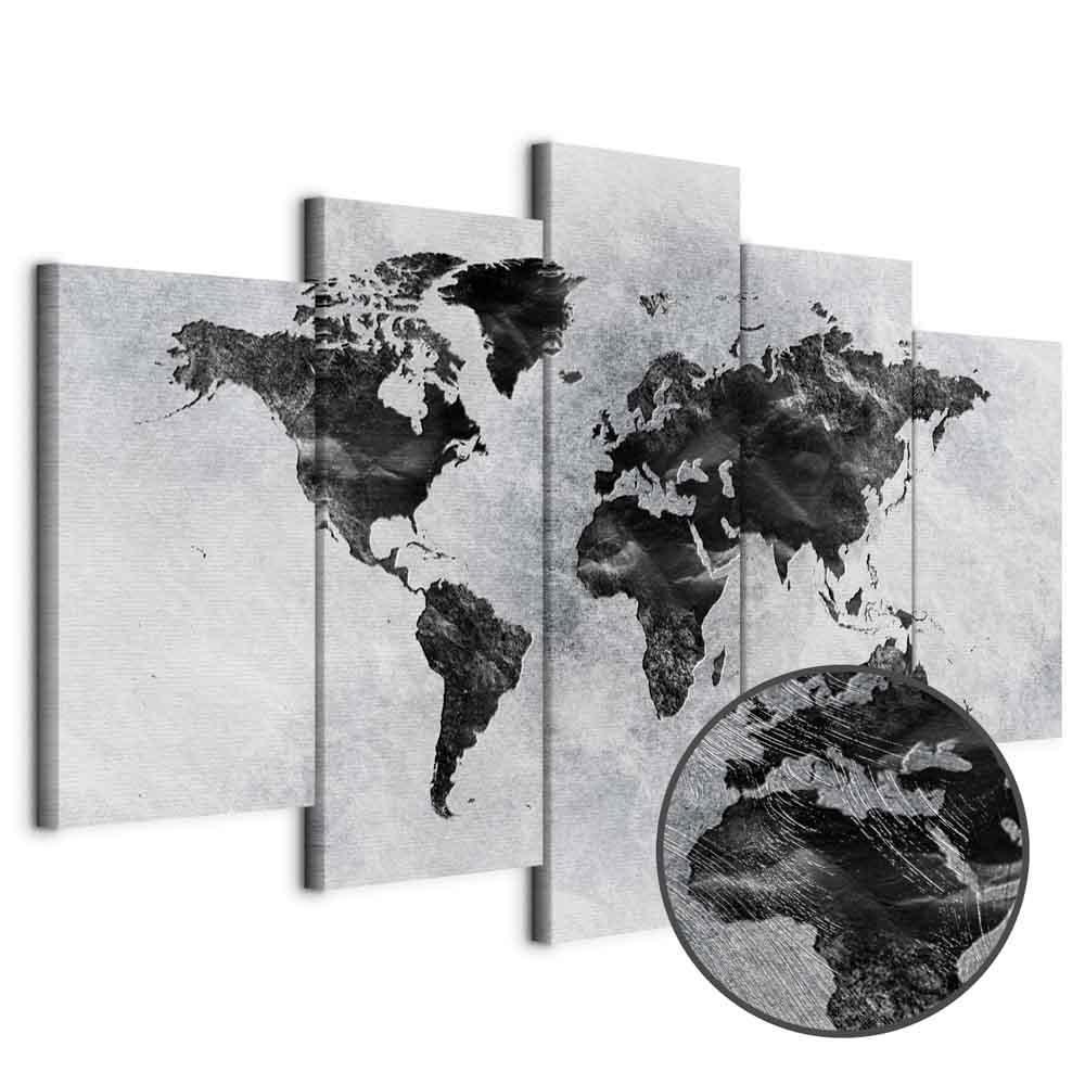 Leinwandbild - Concrete World (5 Parts) Wide