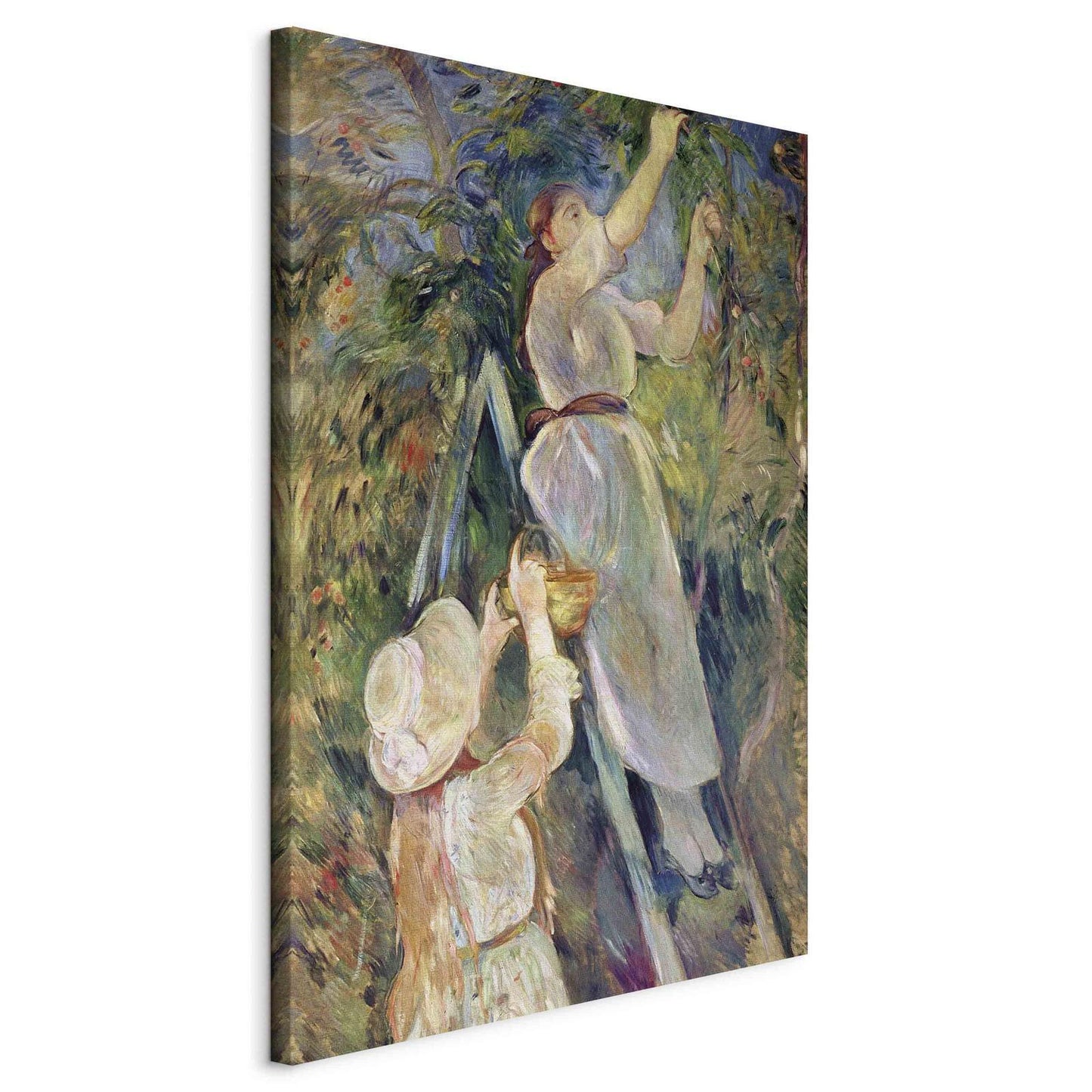 Leinwandbild - The Cherry Picker (Berthe Morisot) Artgeist